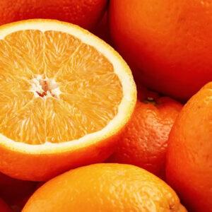 Orange scented car air freshener